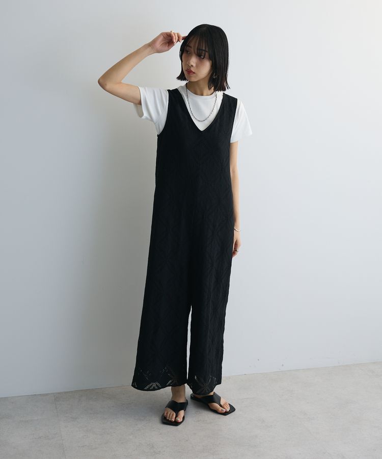 AnriettMusee「クラシックレースロンパース」|オールインワン|