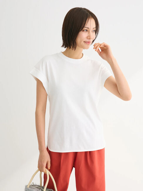 Green Parks「・Petit　Fleur　リブフレンチTEE」|Tシャツ・カットソー|