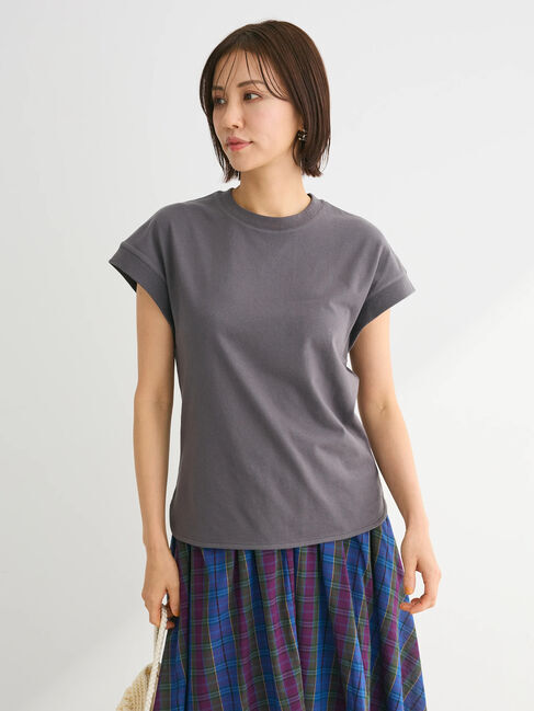 Green Parks「・Petit　Fleur　リブフレンチTEE」|Tシャツ・カットソー|