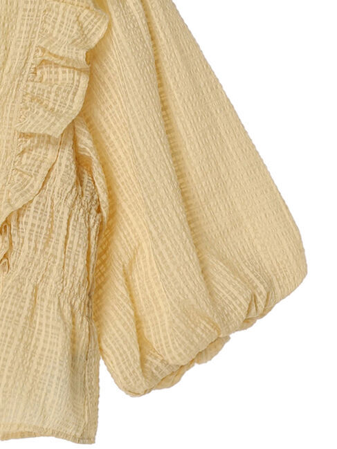 Green Parks「・ELENCARE　DUE　シャドーチェックブラウス」|シャツ・ブラウス|