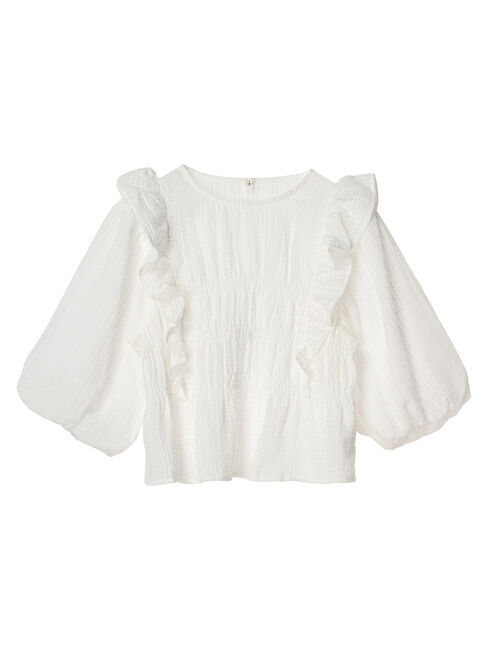 Green Parks「・ELENCARE　DUE　シャドーチェックブラウス」|シャツ・ブラウス|