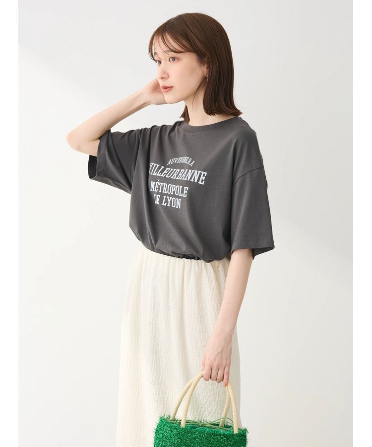 Green Parks「多段カレッジロゴボックスTシャツ」|Tシャツ・カットソー|