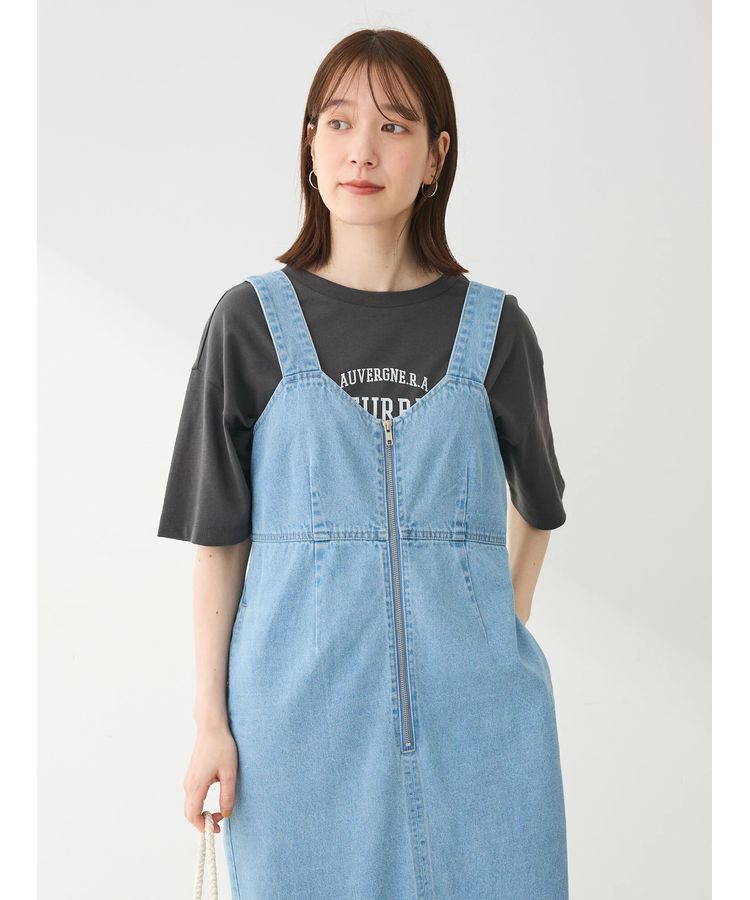 Green Parks「多段カレッジロゴボックスTシャツ」|Tシャツ・カットソー|