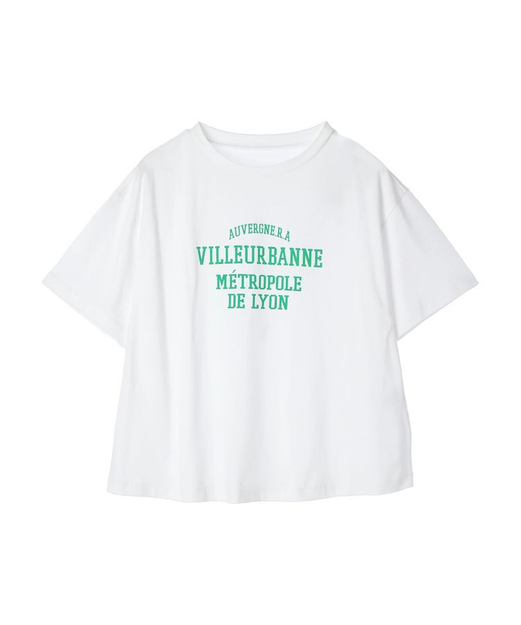 Green Parks「多段カレッジロゴボックスTシャツ」|Tシャツ・カットソー|