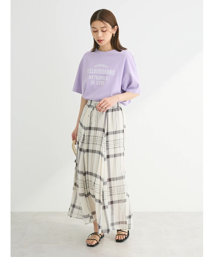 Green Parks「多段カレッジロゴボックスTシャツ」|Tシャツ・カットソー|