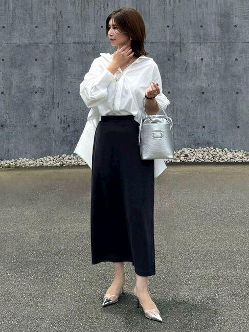 Green Parks「バックスリットポンチスカート」|スカート|