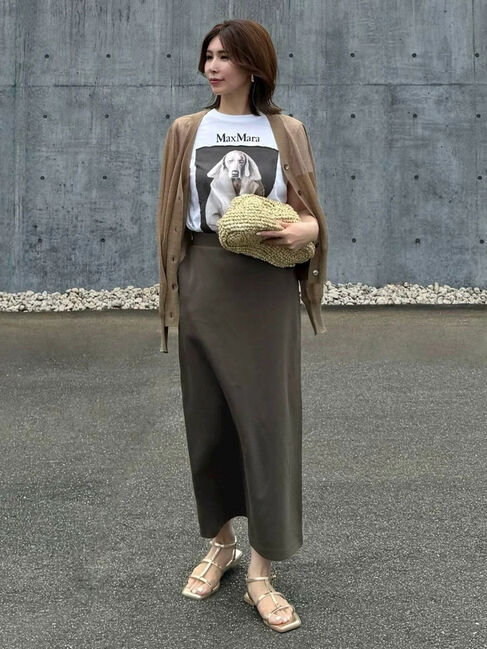 Green Parks「バックスリットポンチスカート」|スカート|