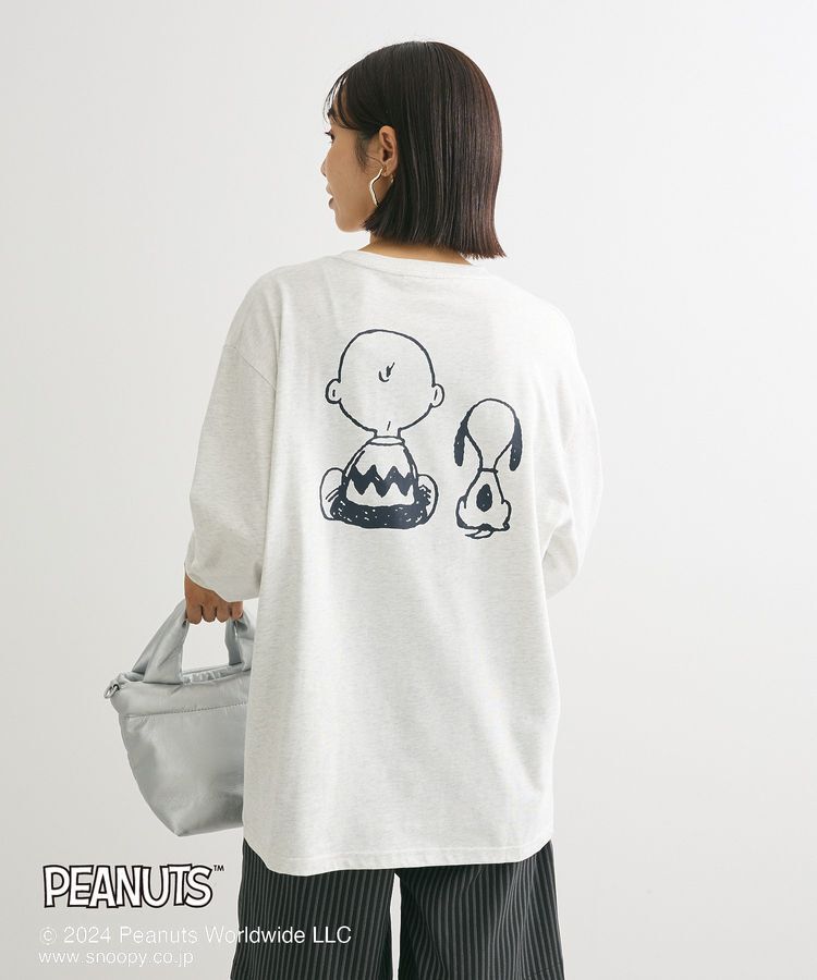 Green Parks「■PEANUTS バックビューロンT」|Tシャツ・カットソー|Oatmeal