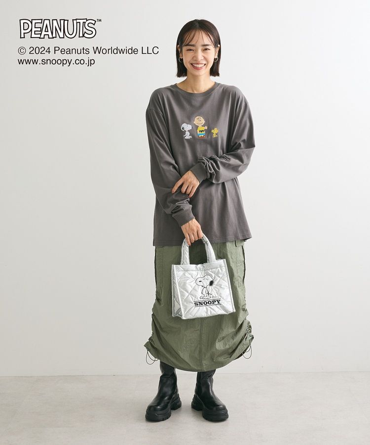 Green Parks「■PEANUTS クロスステッチロンT」|Tシャツ・カットソー|