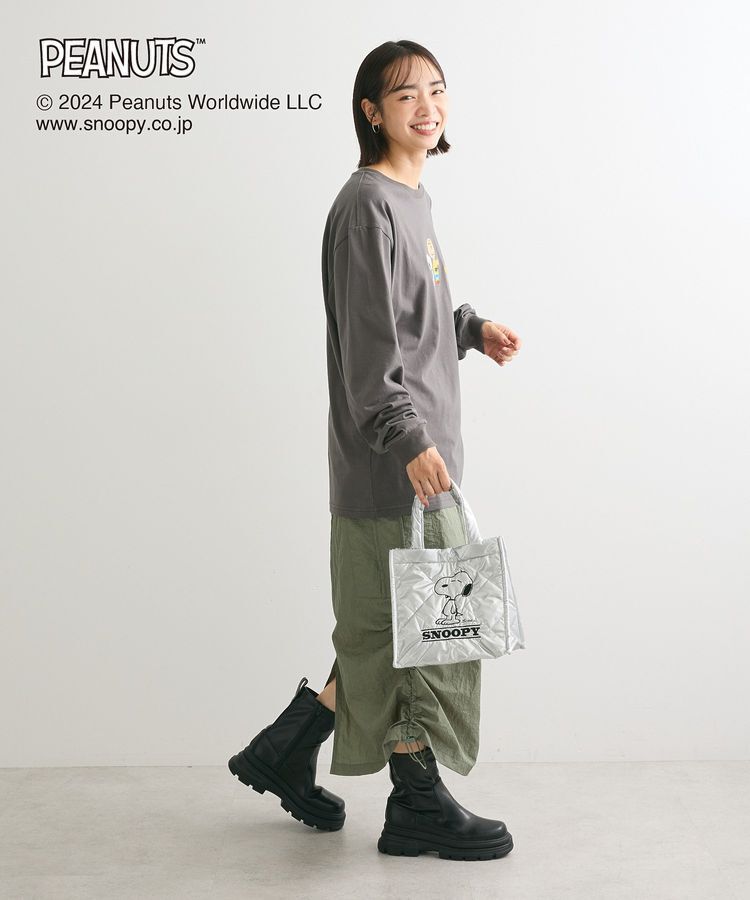 Green Parks「■PEANUTS クロスステッチロンT」|Tシャツ・カットソー|