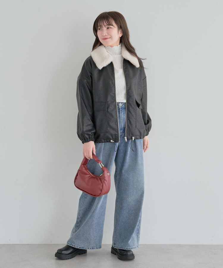 Green Parks「・Petit Fleur ジャカードハイネックロンTEE」|Tシャツ・カットソー|