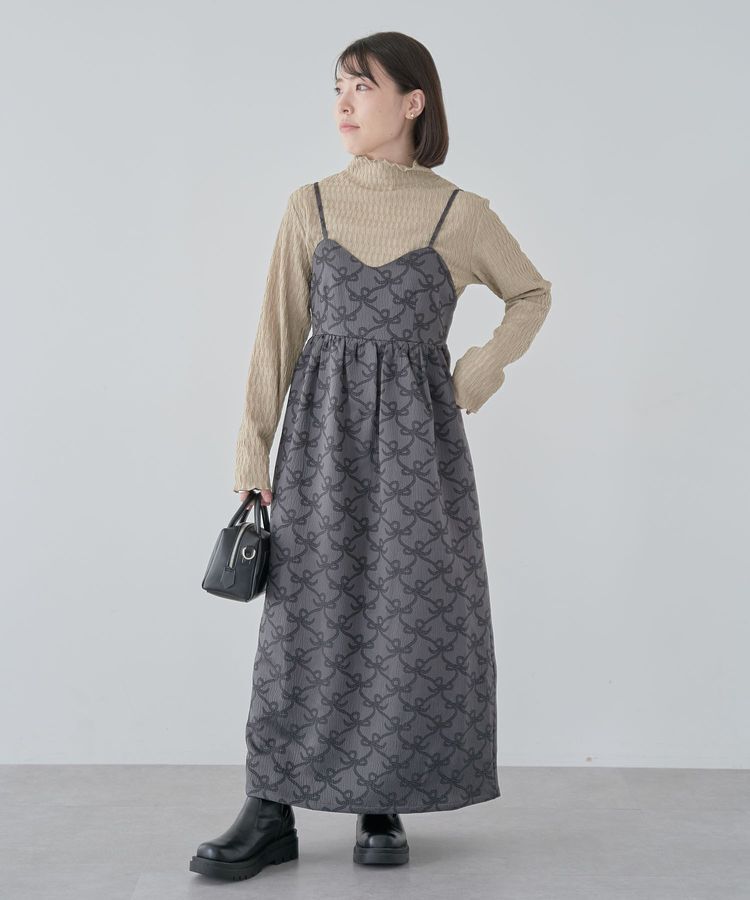 Green Parks「・Petit Fleur ジャカードハイネックロンTEE」|Tシャツ・カットソー|