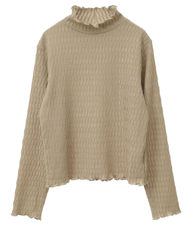 Green Parks「・Petit Fleur ジャカードハイネックロンTEE」|Tシャツ・カットソー|