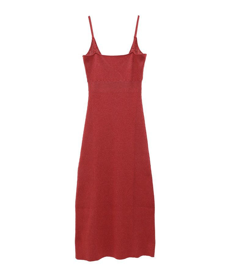 AnriettMusee「レース編み風ビスチェキャミワンピース」|ワンピース|