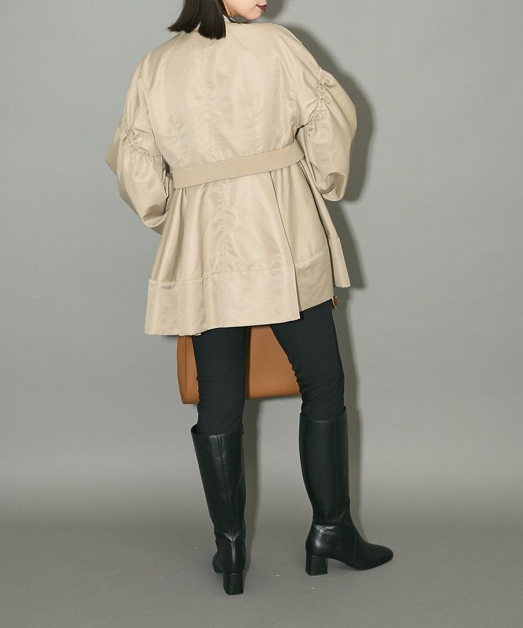 AnriettMusee「MA-1ペプラムブルゾン」|ブルゾン・スタジャン|