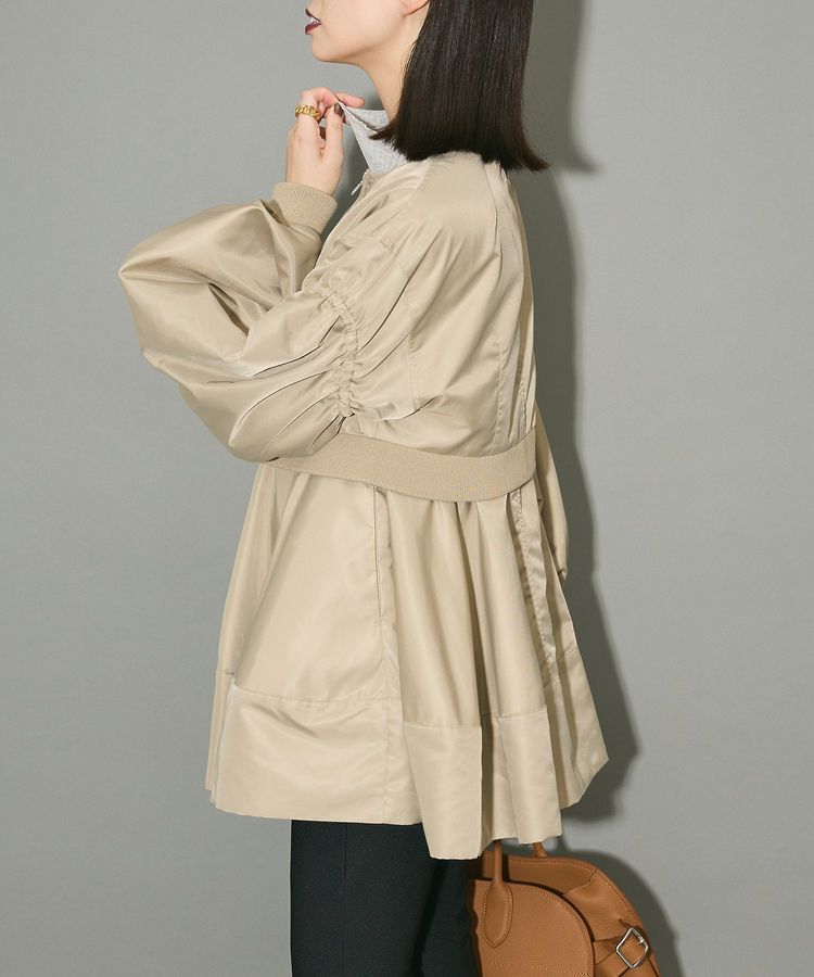 AnriettMusee「MA-1ペプラムブルゾン」|ブルゾン・スタジャン|