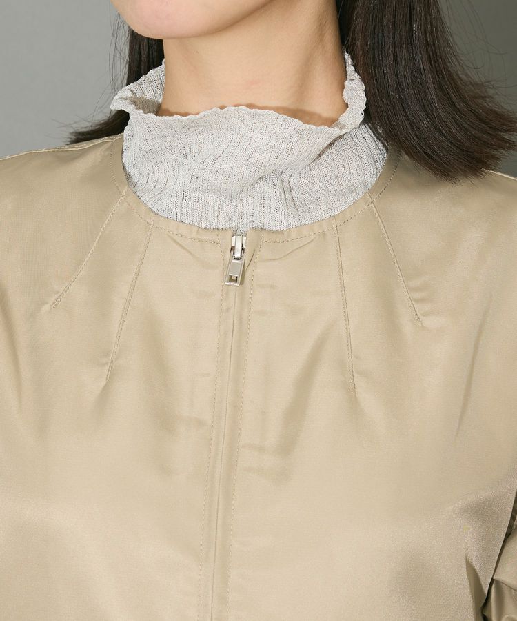 AnriettMusee「MA-1ペプラムブルゾン」|ブルゾン・スタジャン|