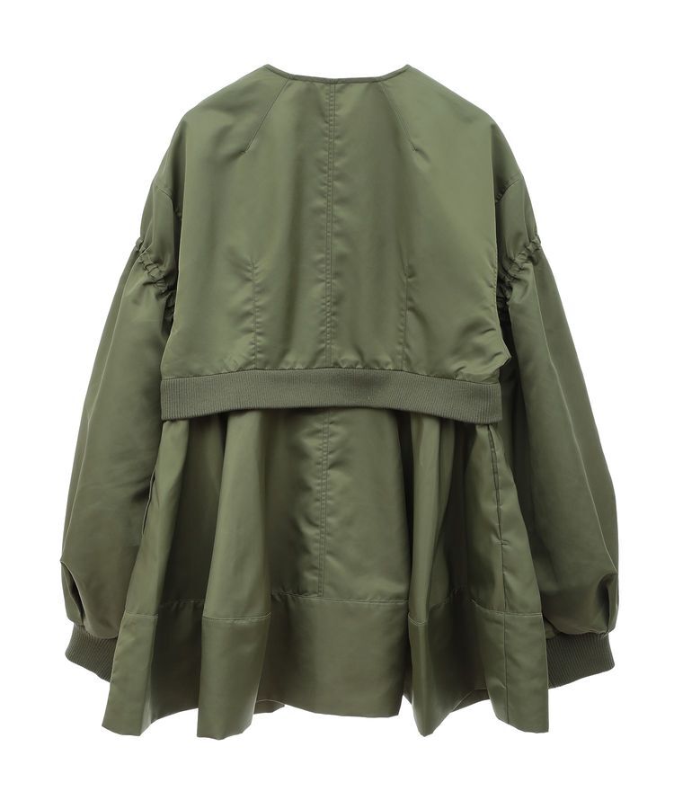 AnriettMusee「MA-1ペプラムブルゾン」|ブルゾン・スタジャン|