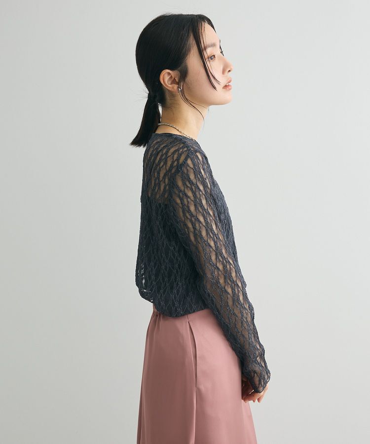 Green Parks「パネルラインレースカットプルオーバー」|Tシャツ・カットソー|