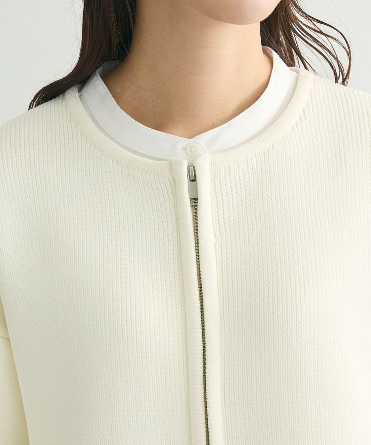 Green Parks「・swing by W-ZIPニットカーディガン」|カーディガン|