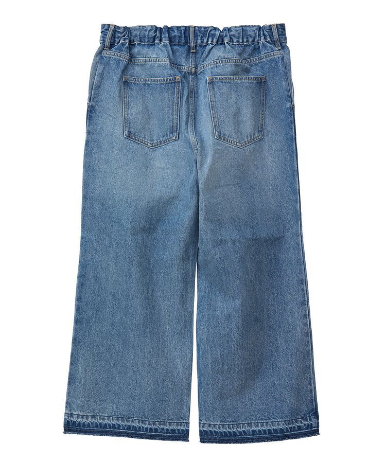 Green Parks「タックワイドデニムパンツ」|デニム|