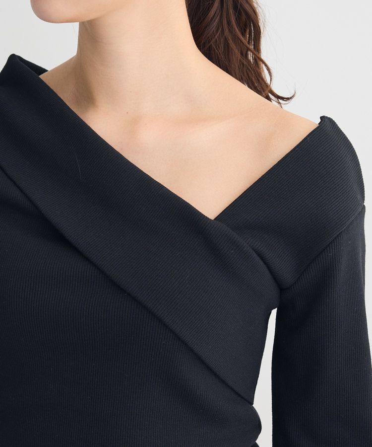 Green Parks「・swing by クロスネックプルオーバー」|Tシャツ・カットソー|