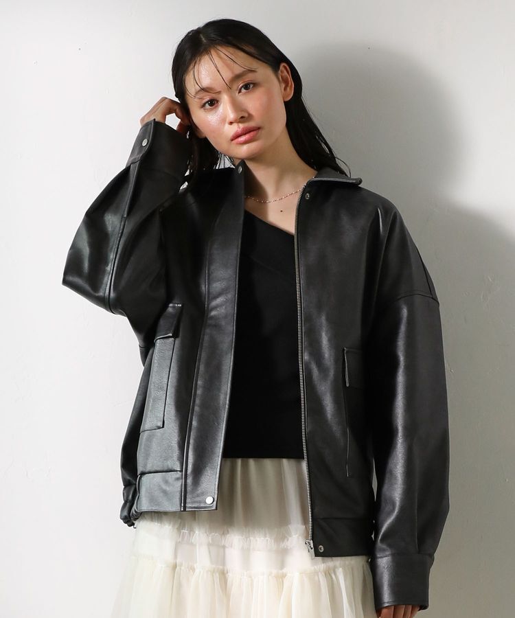 Green Parks「・swing by クロスネックプルオーバー」|Tシャツ・カットソー|