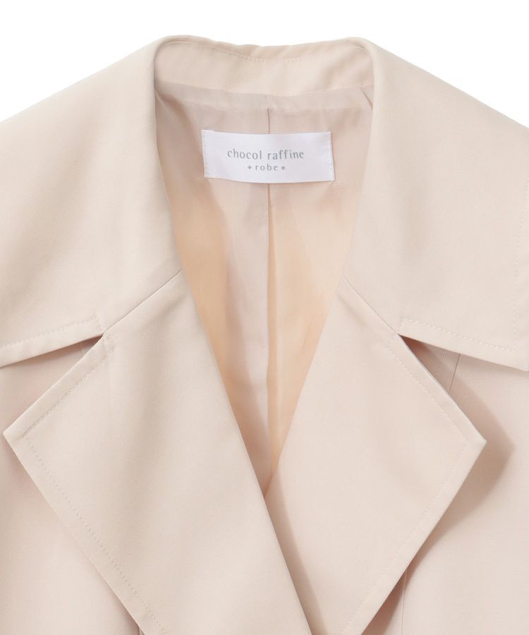 Green Parks「撥水加工 ショート丈トレンチコート」|トレンチコート|