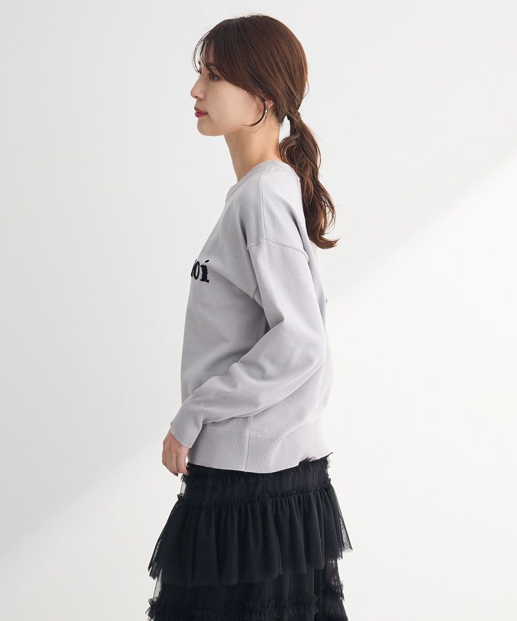 Green Parks「さがら刺繍ロゴニットプルオーバー」|ニット・セーター|