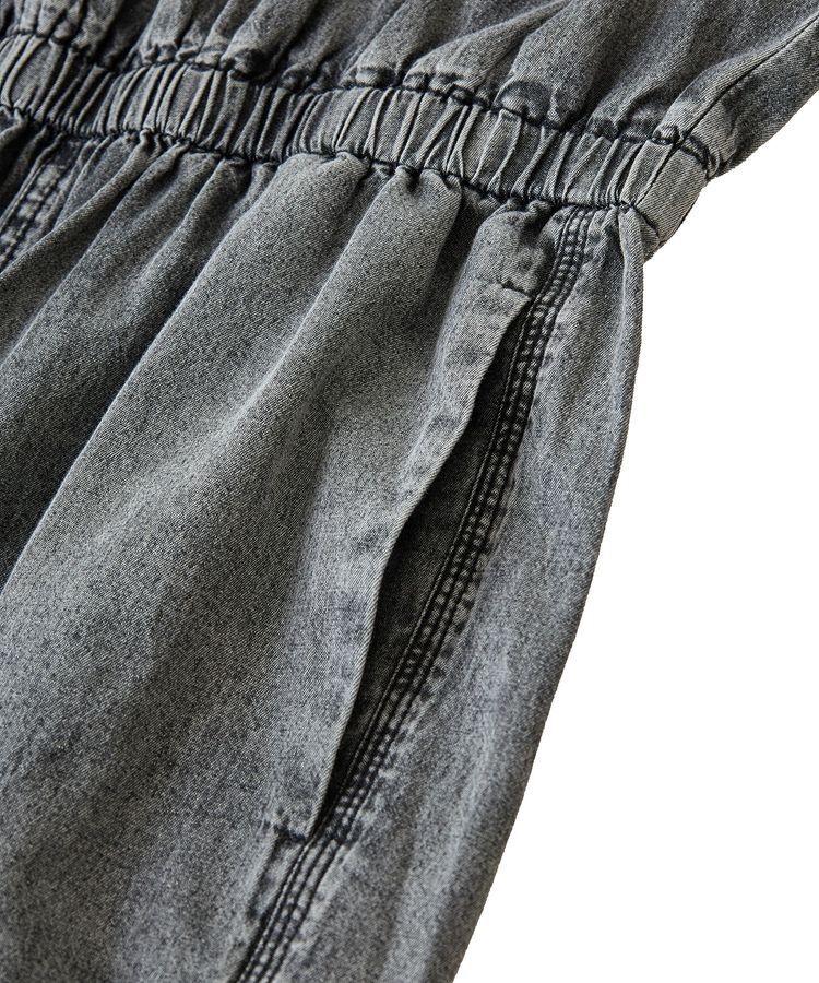 Green Parks「■ESCAR シャーリングデニムオールインワン」|オールインワン|