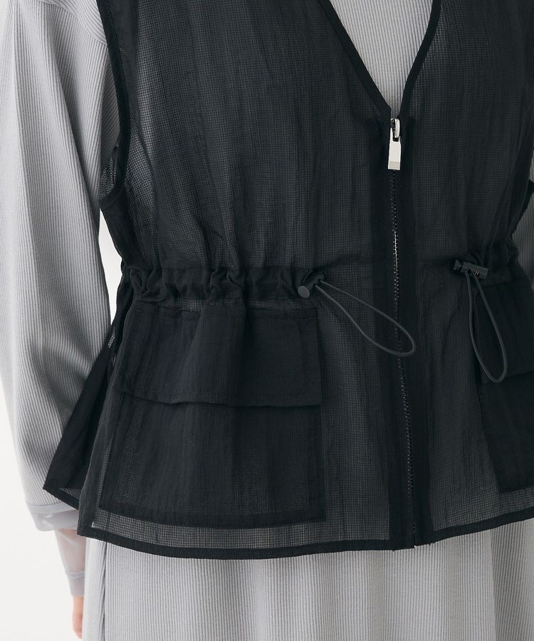 Green Parks「SET2点シアーナイロンベスト+リブワンピース」|ワンピース|