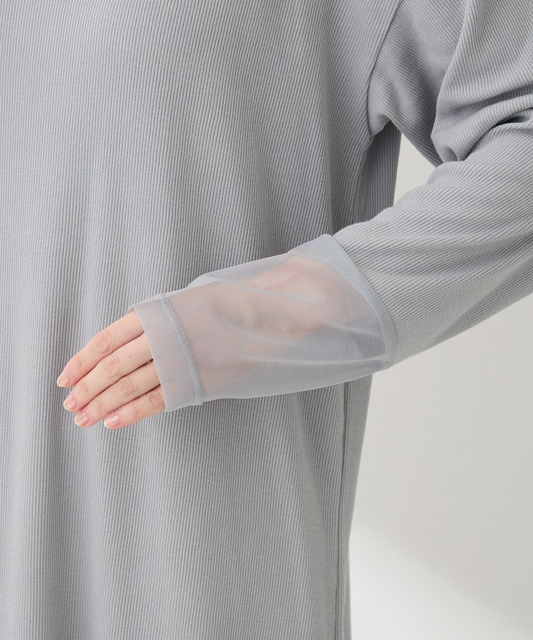 Green Parks「SET2点シアーナイロンベスト+リブワンピース」|ワンピース|