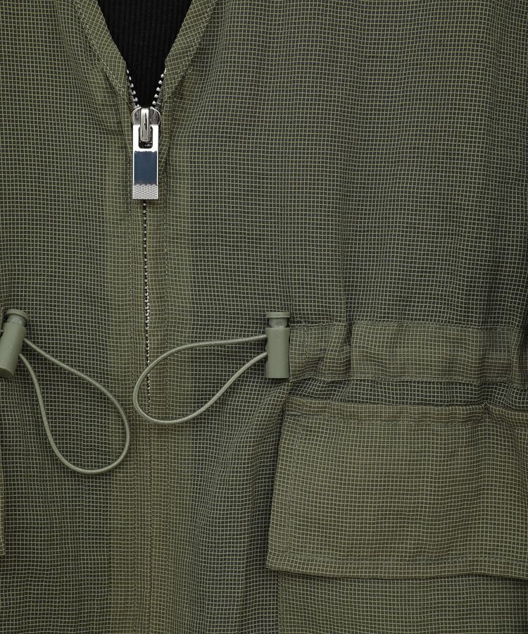 Green Parks「SET2点シアーナイロンベスト+リブワンピース」|ワンピース|