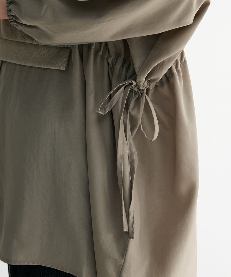 Green Parks「脇リボンドッキングチュニック」|シャツ・ブラウス|