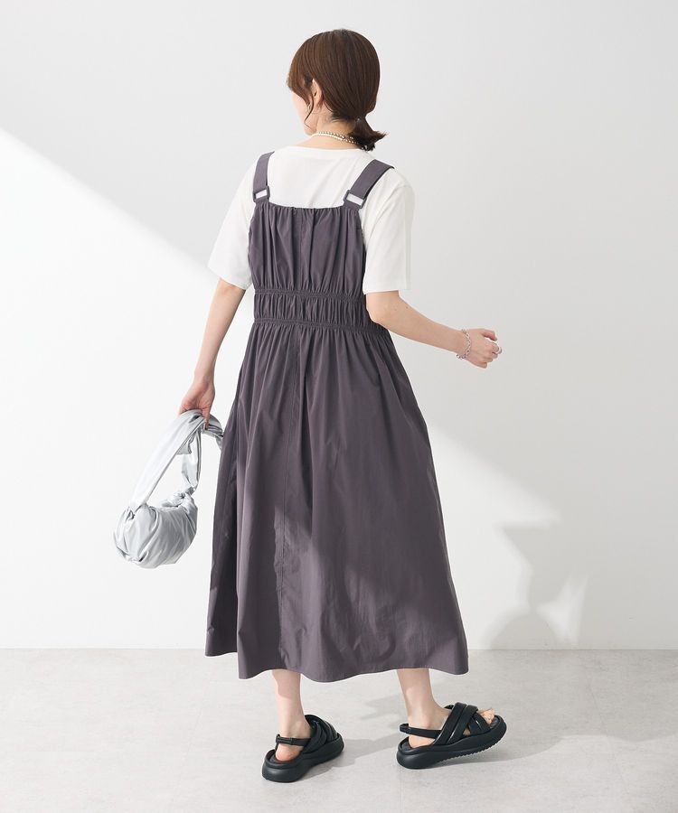 Green Parks「・SUGAR SPOON シャーリングジャンスカ」|ジャンパースカート|