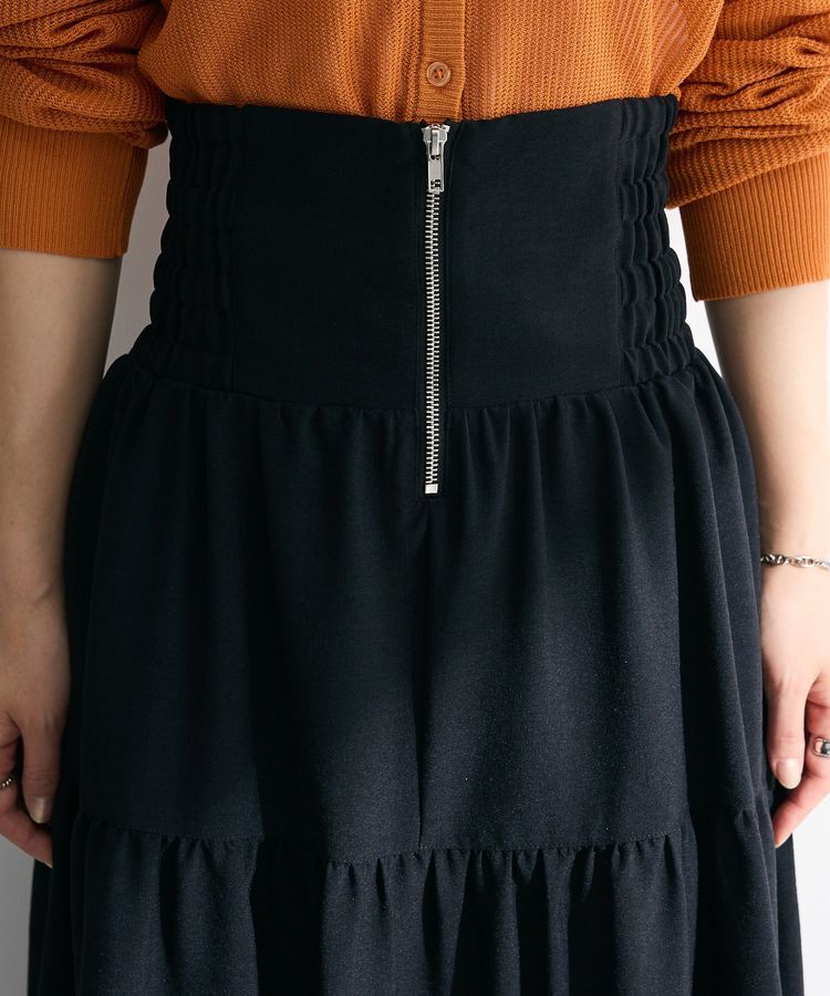 Green Parks「・ELENCARE DUE リネンライクティアードスカート」|フレア|