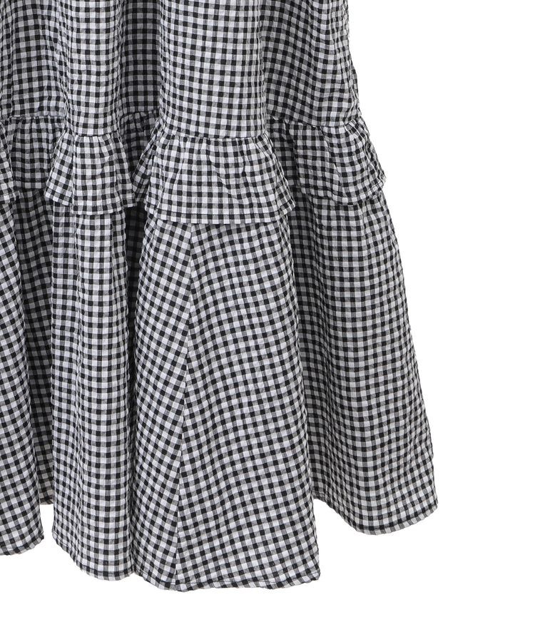 Green Parks「・ELENCARE DUE ギンガムキャミワンピース」|ワンピース|