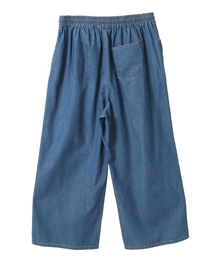 Green Parks「ライトデニムワイドパンツ」|デニム|