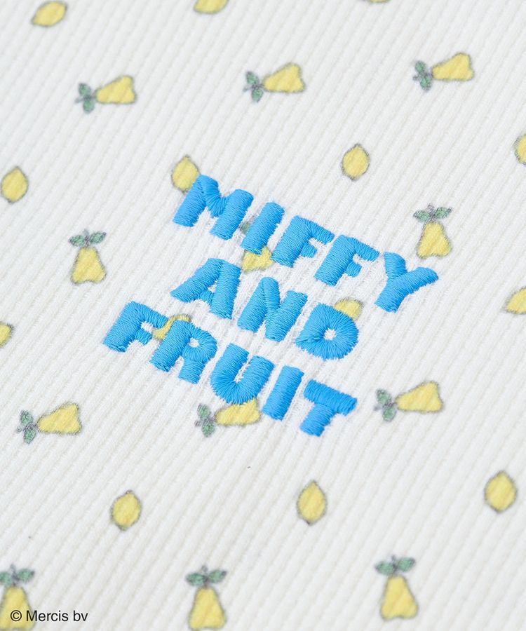 Green Parks「miffy/フルーツプリントワッフルTシャツ」|Tシャツ・カットソー|