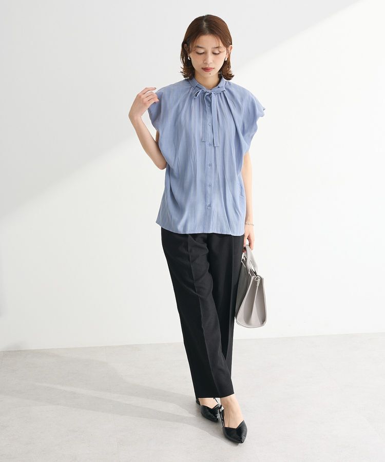 Green Parks「きれいシルエット麻調パンツ(テーパード)」|その他|