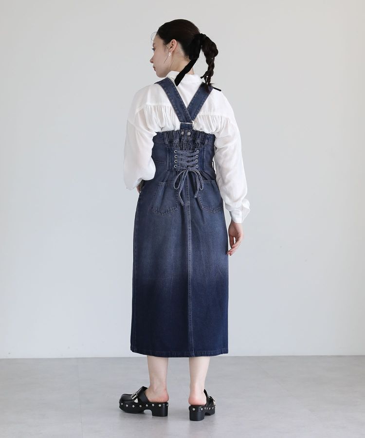 Green Parks「・SUGAR SPOON 2wayデニムジャンスカ」|ジャンパースカート|