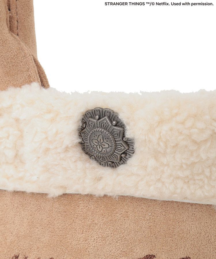 Green Parks「■STRANGER THINGS&times;MINNETONKA フェイクスウェードボアバッグ」|トートバッグ|