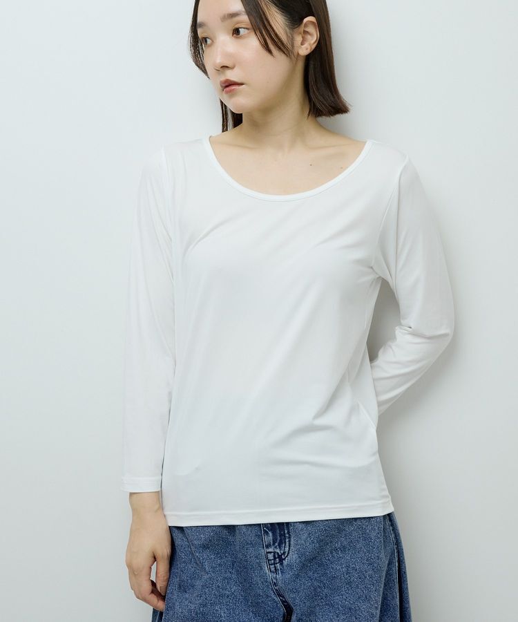 Green Parks「in バレエネックインナー」|Tシャツ・カットソー|