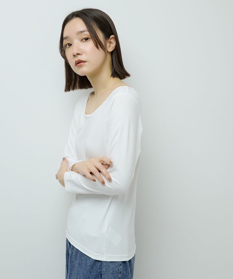 Green Parks「in バレエネックインナー」|Tシャツ・カットソー|