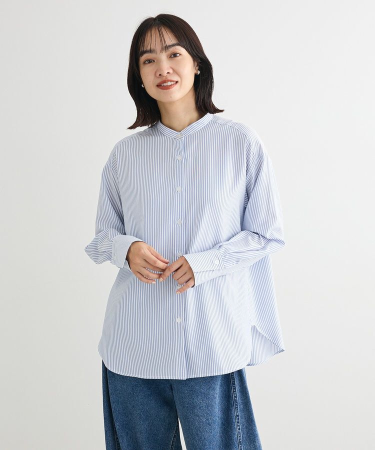 Green Parks「バンドカラーインナーシャツ」|シャツ・ブラウス|