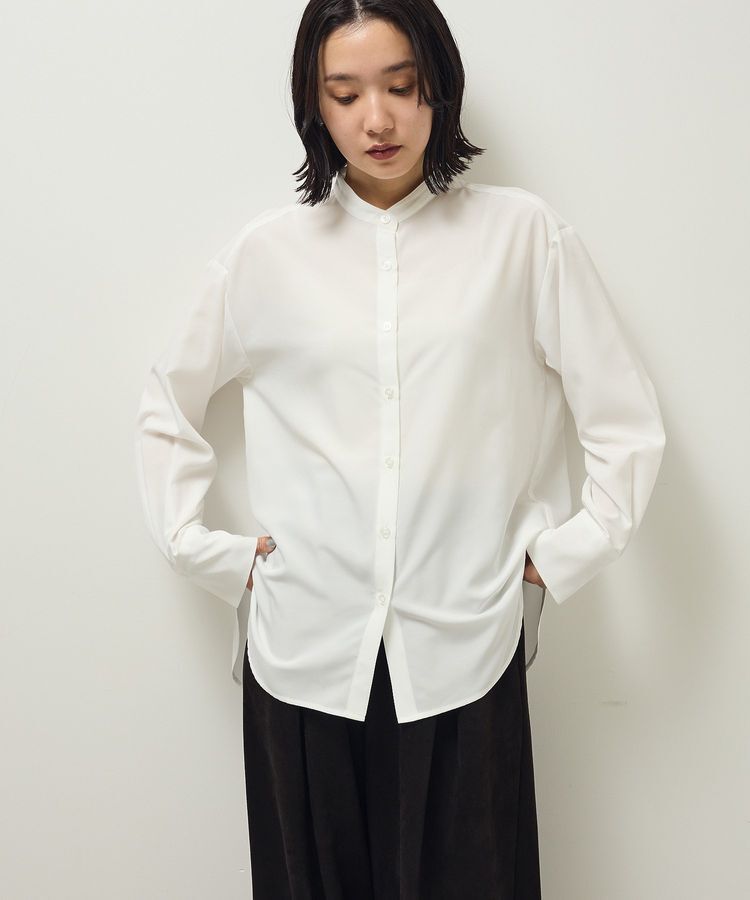 Green Parks「バンドカラーインナーシャツ」|シャツ・ブラウス|