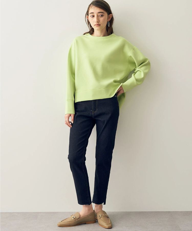 Editt by YECCA VECCA「カットオフクロップドデニムパンツ」|デニム|