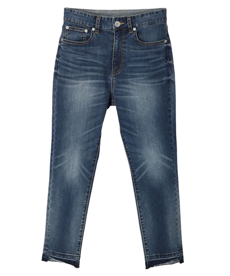 Editt by YECCA VECCA「カットオフクロップドデニムパンツ」|デニム|