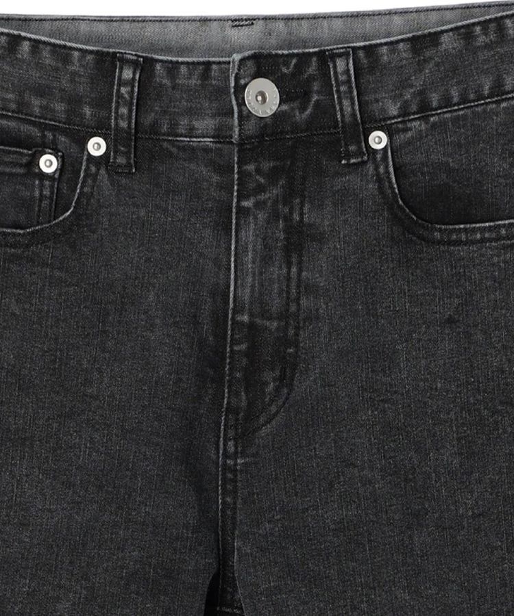 Editt by YECCA VECCA「カットオフクロップドデニムパンツ」|デニム|