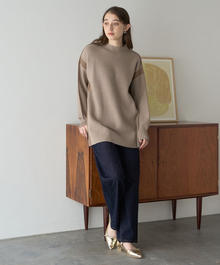 YECCA VECCA「配色ラインニット」|ニット・セーター|